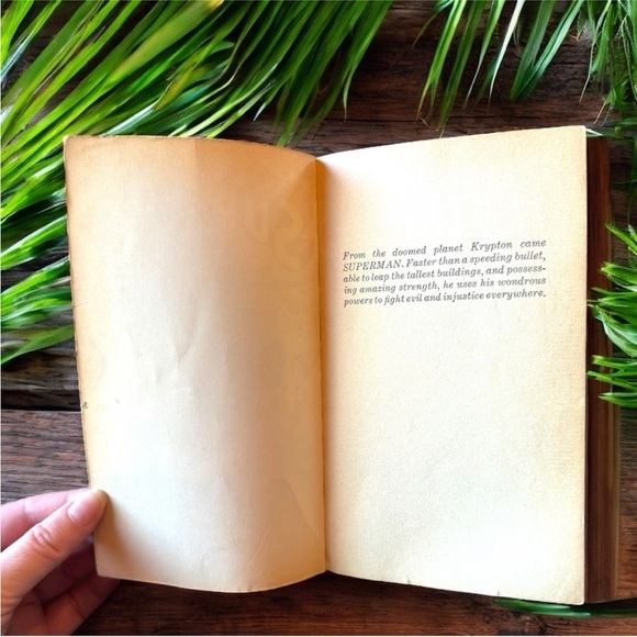 VINTAGE 1966 DC Superman Smashes the Secret of the Mad Director Paperback Retro - Picture 6 of 13